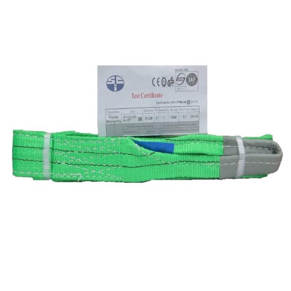 Vaultex ICE 2 Ply Polyester Webbing Sling (Green) 5.1 (MOQ of 5Pcs) Price in Doha Qatar